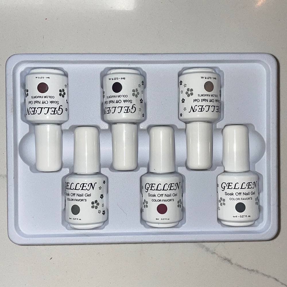 Gellen soak off gel nail